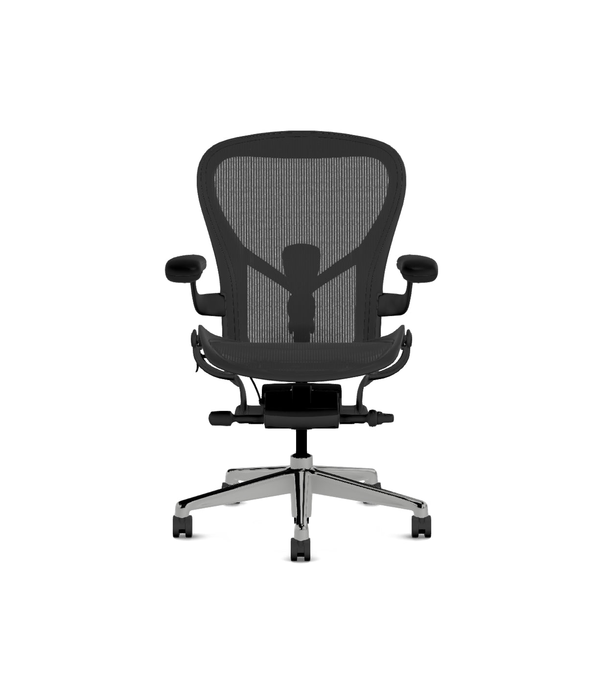 Aeron Grösse C, Black AER1C33PF ALP BK BLX CD C7 23105 2109