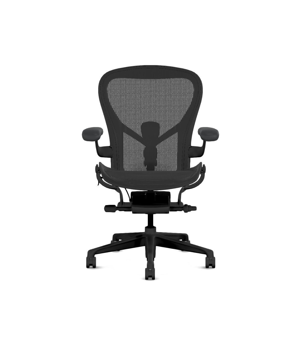 Aeron Grösse C, Black AER1C33PW ALP BK BLX BLX C7 BK 23105