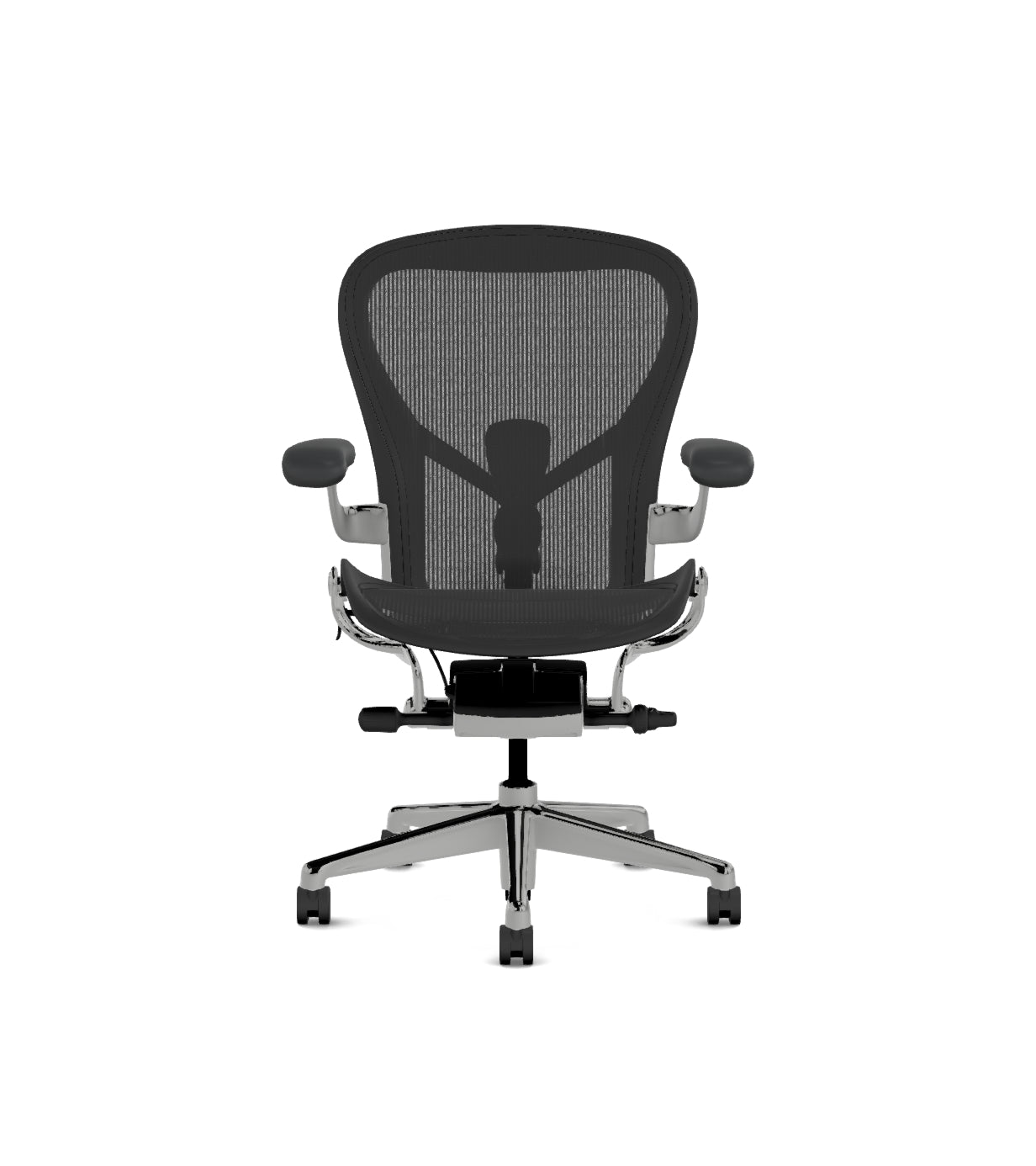 Aeron Grösse C, Black AER1C33PW ALP BK CD CD C7 BK 23105