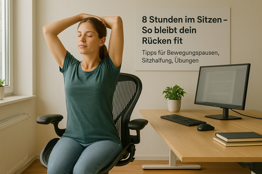 8 Stunden im Sitzen – So bleibt dein Rücken fit