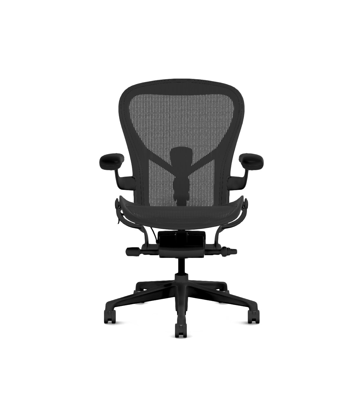 Aeron Grösse C, Black AER1C33PF ALP BK BLX BLX C7 23105 2109